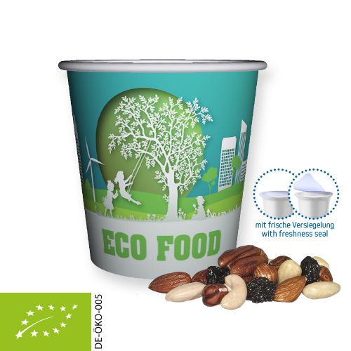Organic trail mix, ca. 40g, mini snack cup