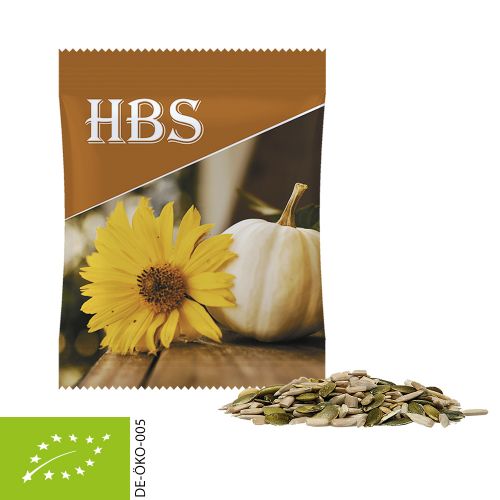 Organic pumpkin seeds and sunflower seeds, ca. 15g, midi bag
