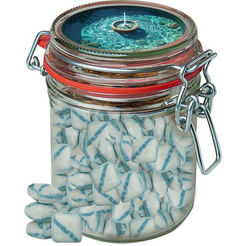 Fresh breeze candy, ca. 200g, candy jar maxi with label