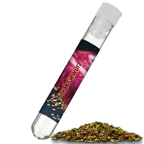 Steak spice, ca. 7g, test tube with label