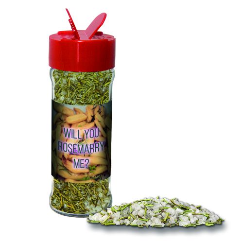Rosemary salt, ca. 65g, spice shaker with label