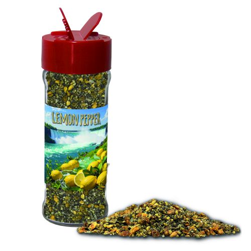 Lemon pepper, ca. 50g, spice shaker with label