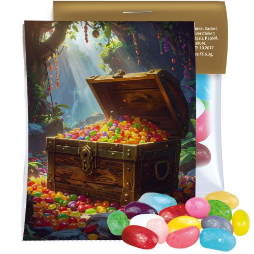 Jelly Beans sour mix, ca. 15g, express midi bag with promotional flyer