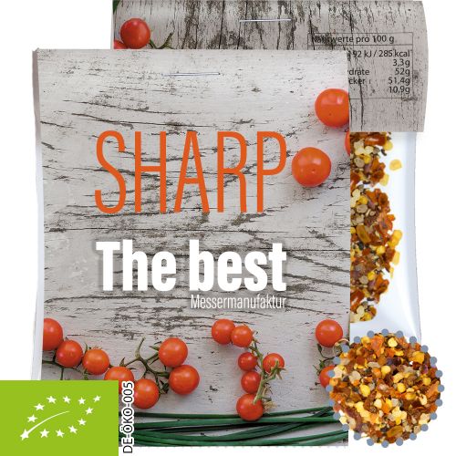 Organic fire and flame spice, ca. 10g, express spice midi bag with promotional flyer