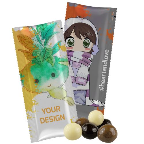 Choco crispy balls, ca. 20g, snack stick