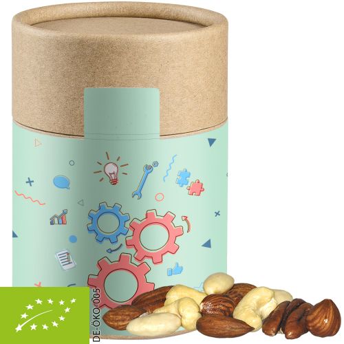 Organic nut mix , ca. 80g, cardboard can midi