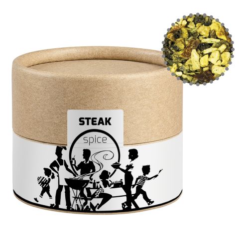 Steak spice, ca. 40g, cardboard can mini