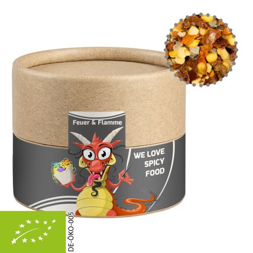 Organic fire and flame spice, ca. 40g, cardboard can mini