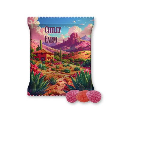 Strawberry chili candy, ca. 17g, midi bag