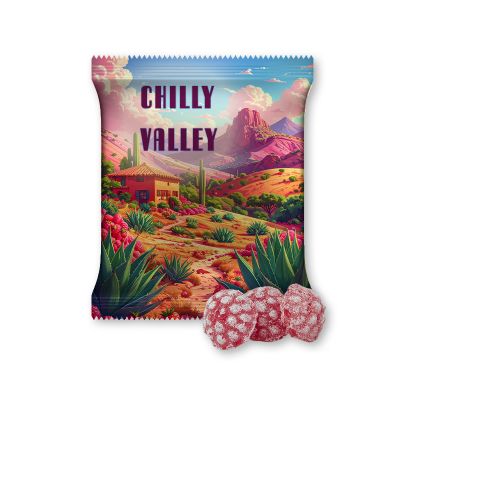 Raspberry candy, ca. 17g, midi bag