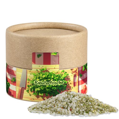 Herb salt, ca. 55g, cardboard can mini