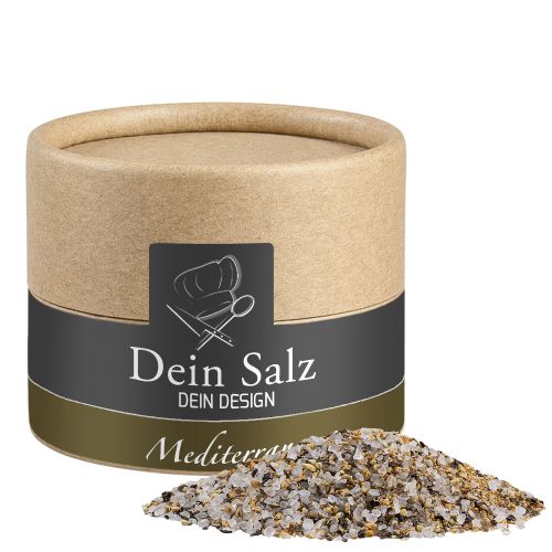 Mediterranean salt, ca. 50g, cardboard can mini