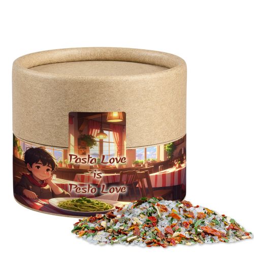Pesto salt, ca. 40g, cardboard can mini