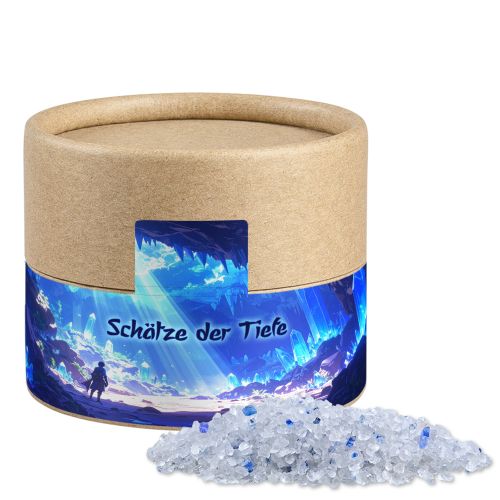 Persian blue sapphire salt, ca. 55g, cardboard can mini