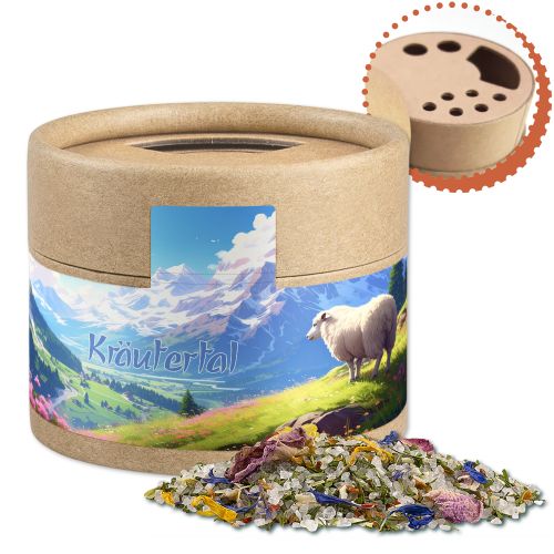 Alpine herbal salt, ca. 50g, cardboard shaker mini