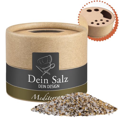 Mediterranean salt, ca. 50g, cardboard shaker mini