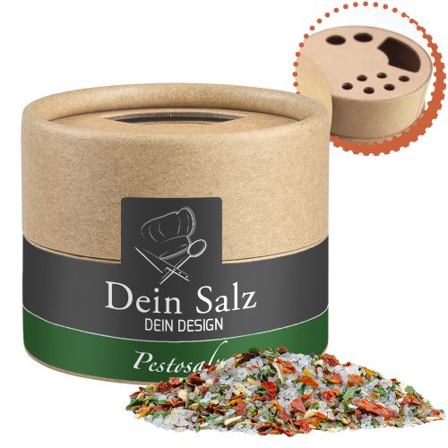 Pesto salt, ca. 40g, cardboard shaker mini