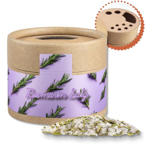 Rosemary salt, ca. 52g, cardboard shaker mini