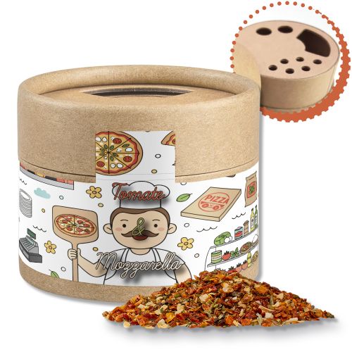 Tomato mozzarella spice, ca. 28g, cardboard shaker mini