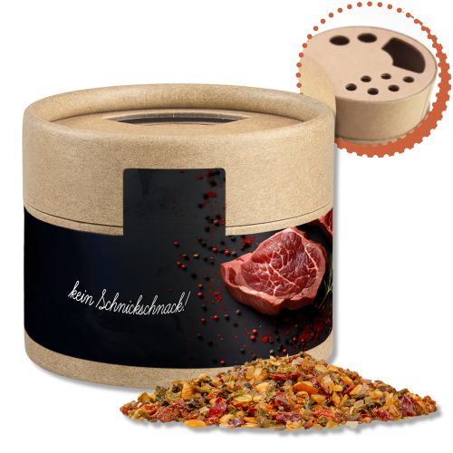 Steak pepper, ca. 40g, cardboard shaker mini