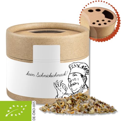 Organic all-rounder spice, ca. 40g, cardboard shaker mini