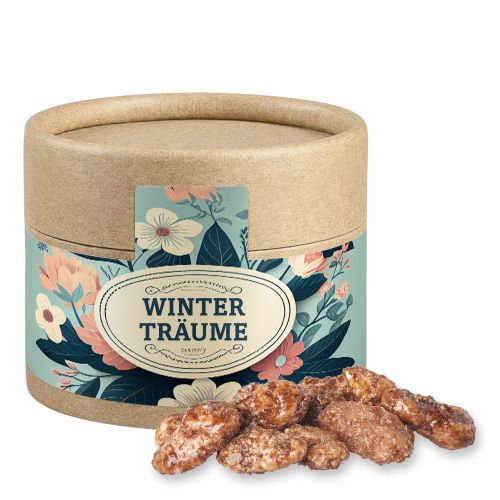 Burnt almonds, ca. 40g, cardboard can mini