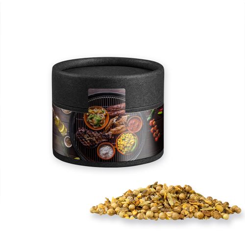 African BBQ, ca. 40g, cardboard can mini black