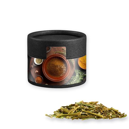 BBQ herbal rub, ca. 28g, cardboard can mini black