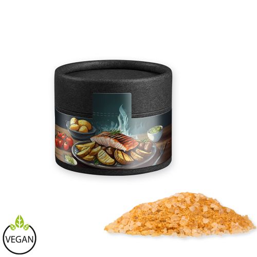 Smoke salt coarse, ca. 75g, cardboard can mini black