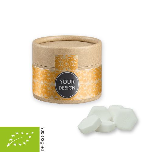 Organic dextrose orange, ca. 40g, cardboard can mini