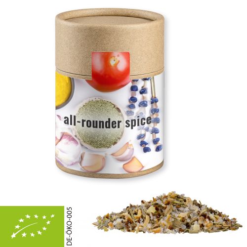 Organic all-rounder spice, ca. 75g, cardboard can midi