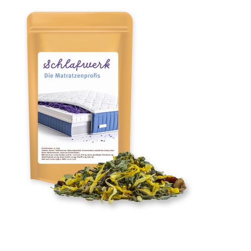 Herbal tea lavender, ca. 11g, mini stand up pouch with label