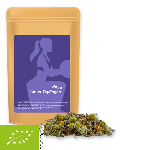 Organic rooibos tea relaxation time, ca. 40g, midi stand up pouch with label