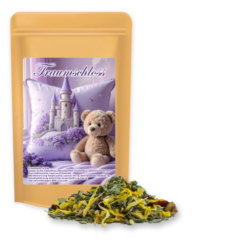 Herbal tea lavender, ca. 21g, midi stand up pouch with label
