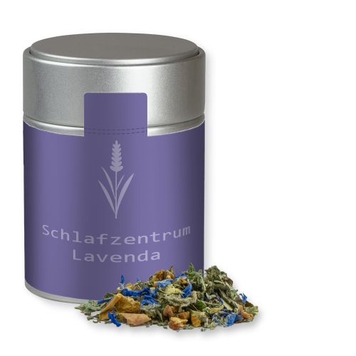Herbal tea harmony, ca. 35g, metal tin midi silver