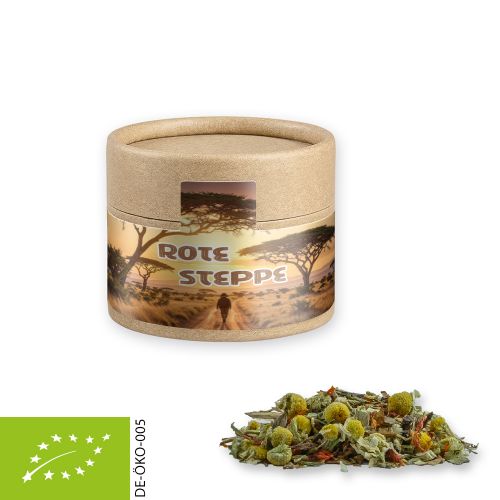 Organic rooibos tea relaxation time, ca. 20g, cardboard can mini