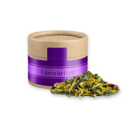 Herbal tea lavender, ca. 11g, cardboard can mini